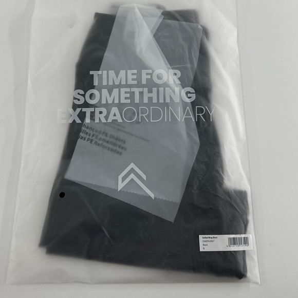 Oner Active Black Unified Wrap Shorts 6" Size S - Picture 4 of 7